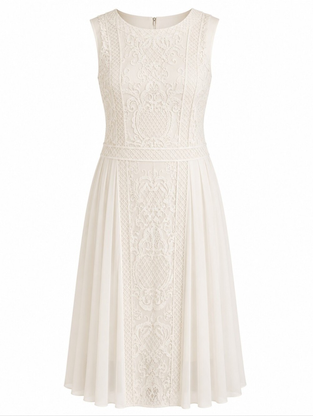 TADASHI SHOJI | Ivory Embroidered Lace Bridal Wedding Formal Special‎ Dress | 6